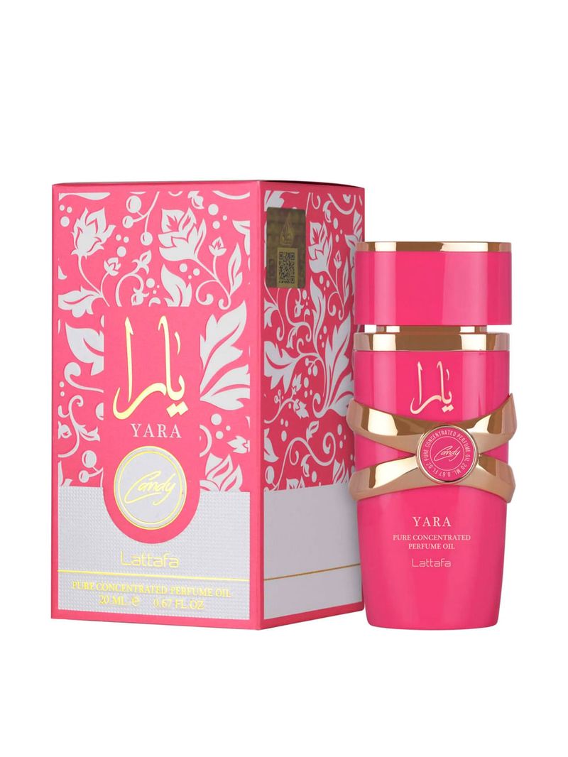 Lattafa Yara Candy Pure Concentrated Perfume Oil - Perfume Feminino 20ml