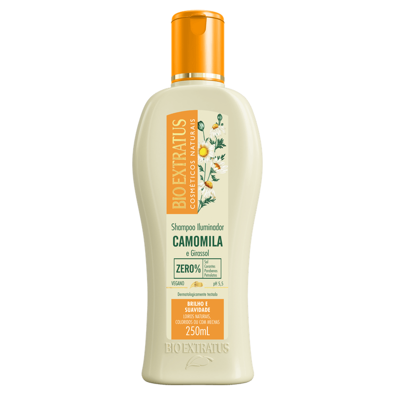 Shampoo-Iluminador-Bio-Extratus-Camomila-e-Girassol-Frasco-250ml