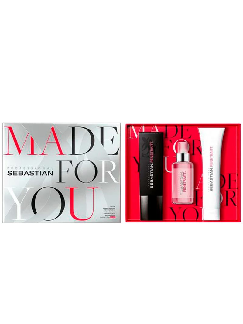 Kit Sebastian Penetraitt - Shampoo 250ml + Sérum Capilar Noturno 95ml + Máscara 150ml