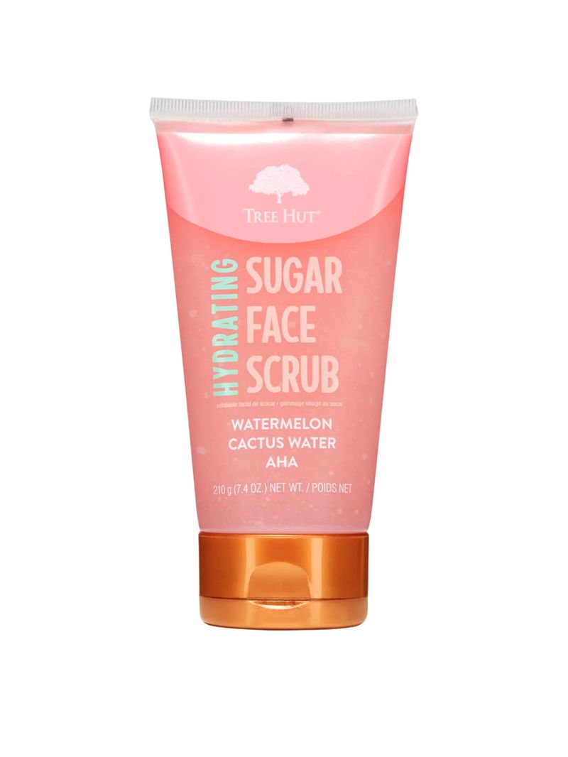 Tree Hut Hydrating Watermelon & Cactus Water Sugar Face Scrub - Esfoliante Facial 210g