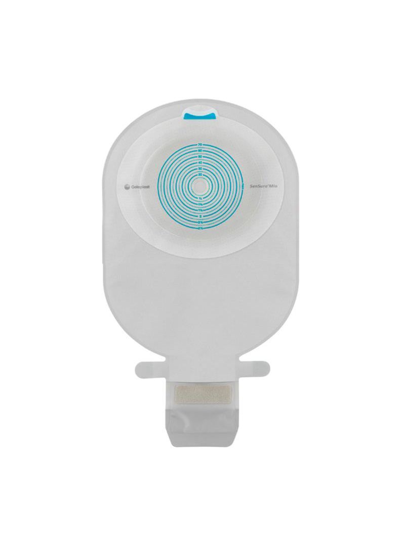 SenSura Mio Max 1 Peça Drenável Cinza Recortável 10-100mm - 30 Unidades