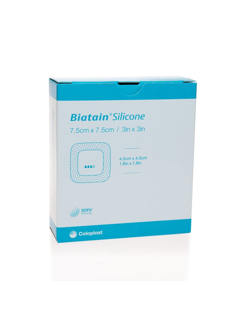Curativo Biatain Silicone 7,5x7,5 - 10 Unidades