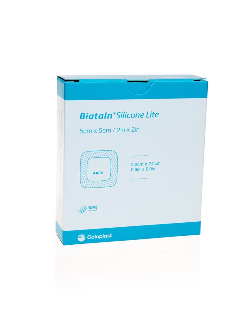 Curativo Biatain Silicone Lite 5x5 - 5 Unidades