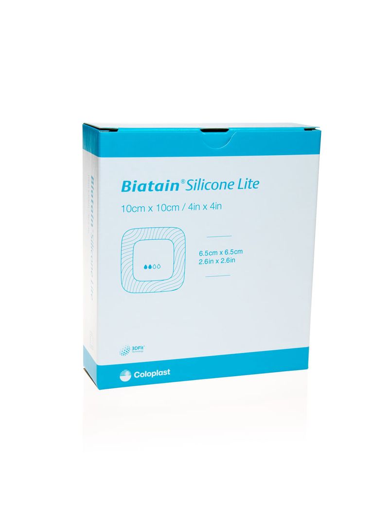 Curativo Biatain Silicone 10x10 Lite - 10 Unidades