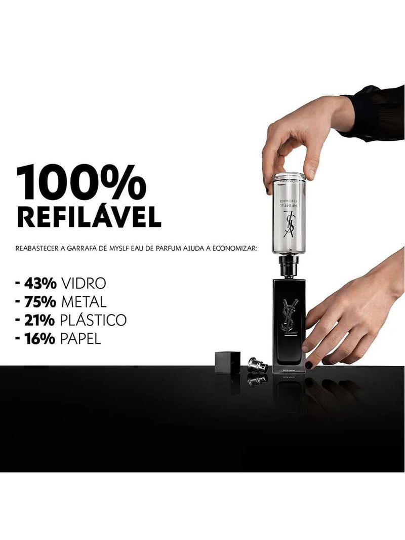 Yves Saint Laurent MYSLF Refil Eau de Parfum - Perfume Masculino 150ml