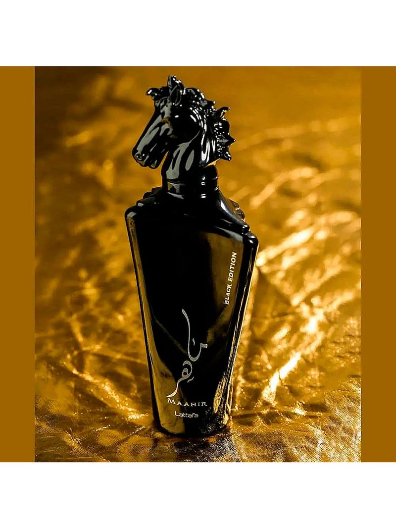 Lattafa Maahir Black Edition  Eau de Parfum  - Perfume Unissex  100ml