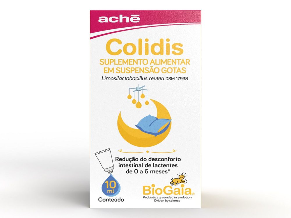 Colidis Gotas 10ml Ache – Probiótico para Conforto Intestinal Infantil ...