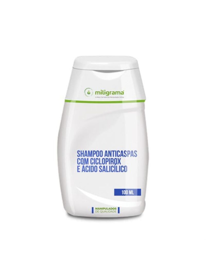 Shampoo Anticaspa com Ciclopirox e Ácido Salicílico 100ml