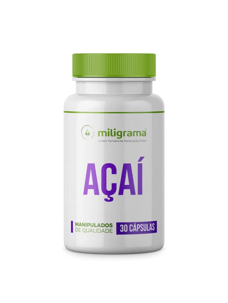 Açaí 500mg 30 Cápsulas