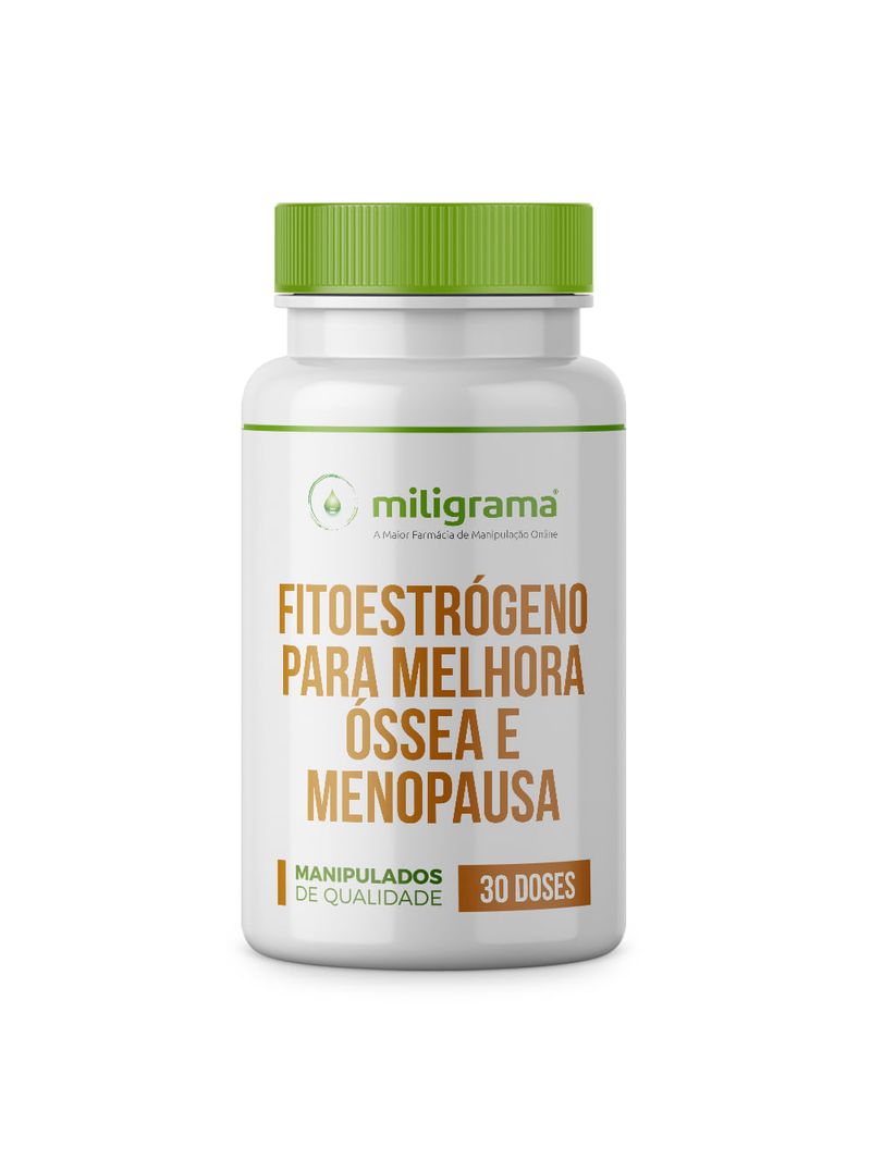 Fitoestrógeno para melhora óssea e menopausa 30 doses