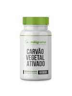 Carvão vegetal ativado 500mg 60 doses