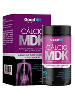 Cálcio MDK Ossos Fortes 500mg com 60 Cápsulas Good Vit