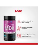 Cálcio MDK Ossos Fortes 500mg com 60 Cápsulas Good Vit