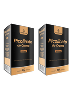 Kit com 2 Picolinato de Cromo 500MG com 60 Cápsulas - Gold Lab