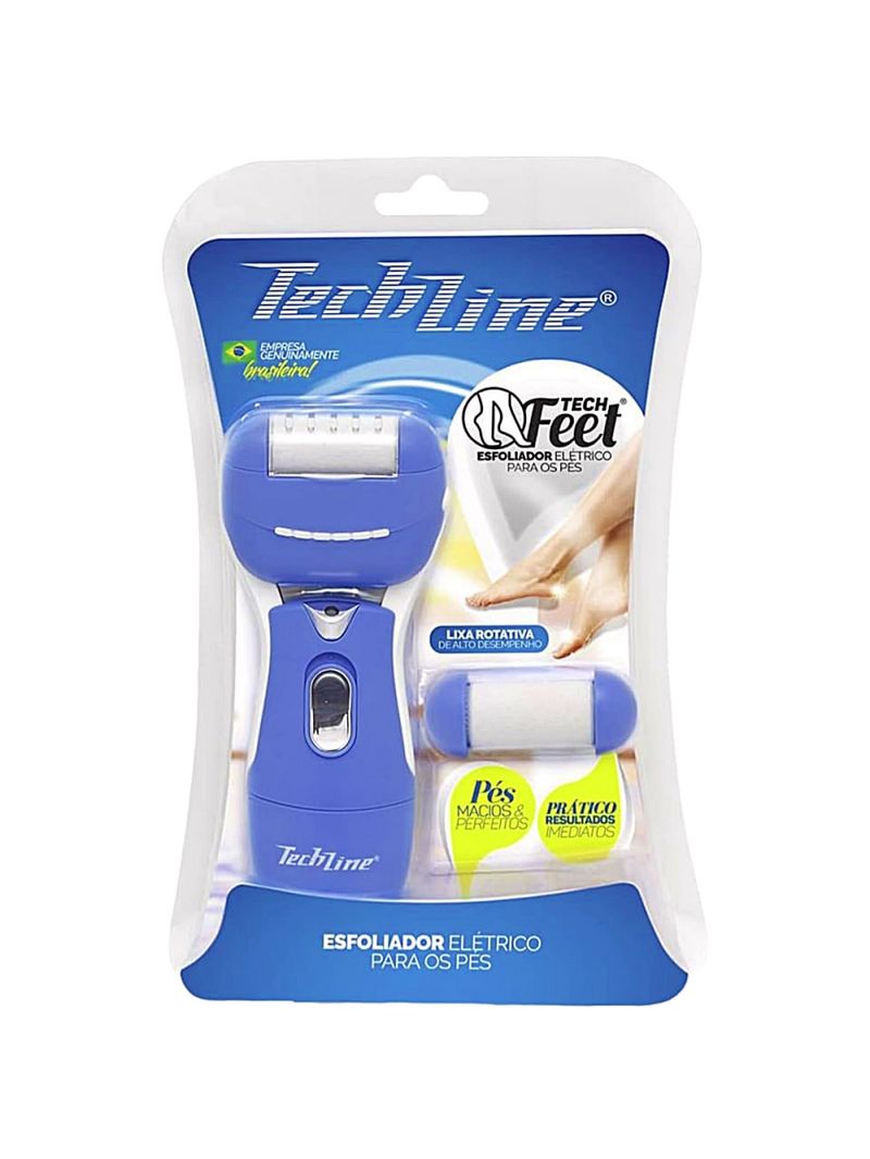 Esfoliador Elétrico para Pés Tech Feet - Techline