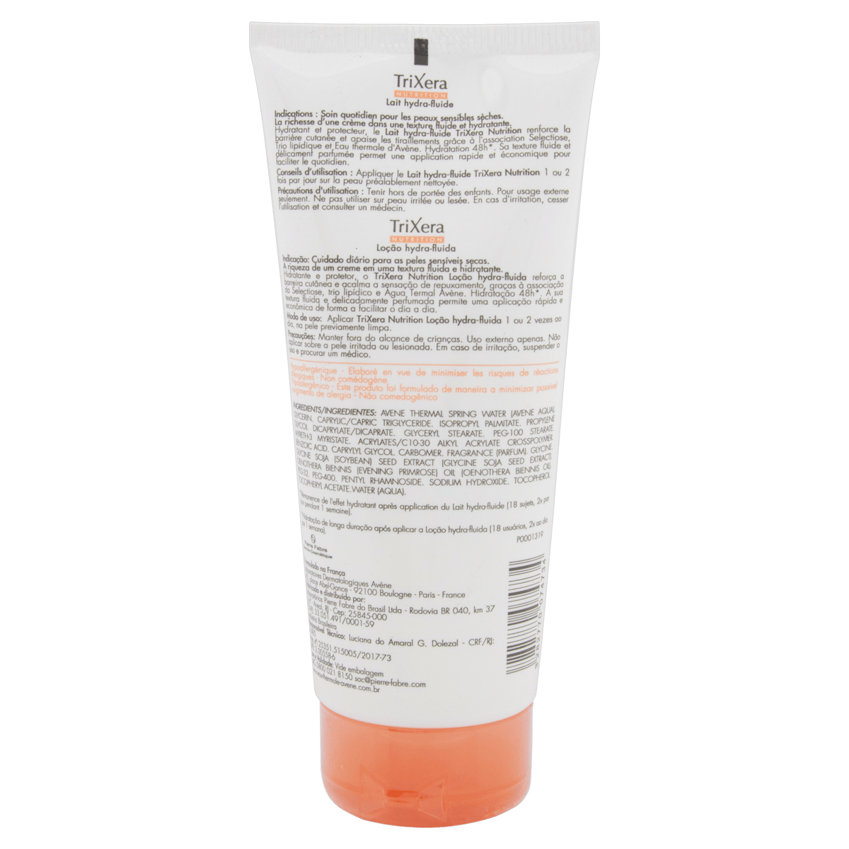 Leite Hidratante Trixera Nutrition Fluido 200ml Avène - Drogarias