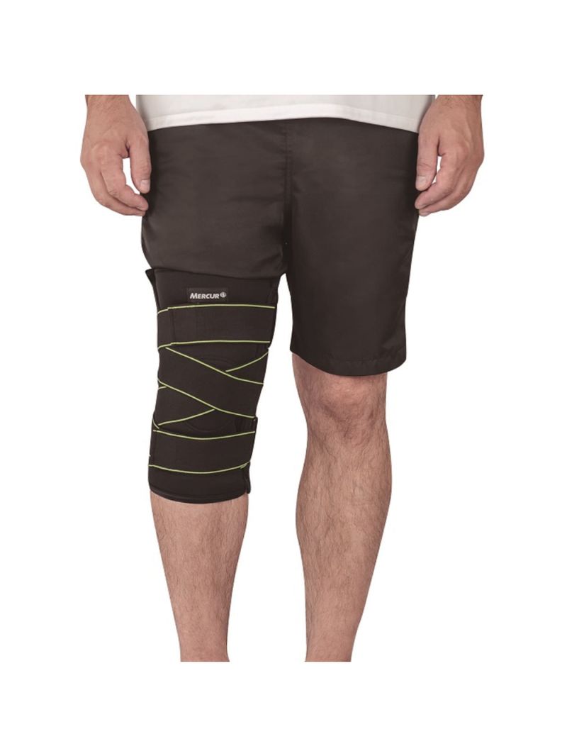 Joelheira Articulada com Dobradiças e Cintas Cruzadas Mercur - Tamanho XG