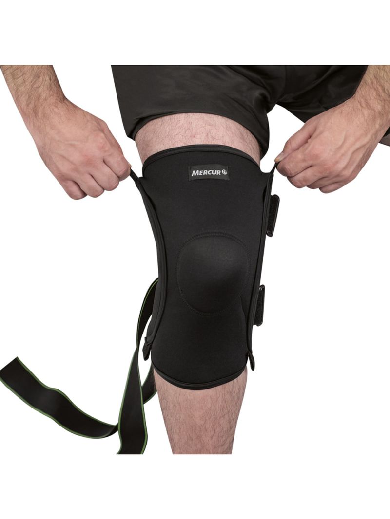 Joelheira Articulada com Dobradiças e Cintas Cruzadas Mercur - Tamanho XG
