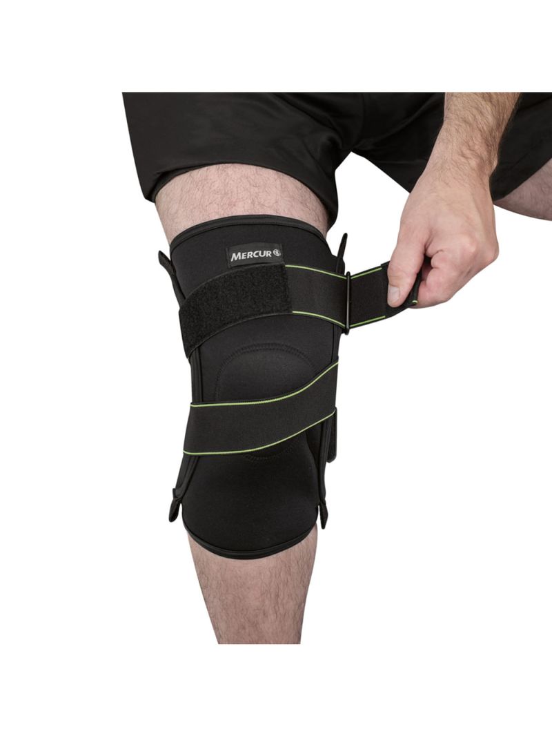 Joelheira Articulada com Dobradiças e Cintas Cruzadas Mercur - Tamanho XG