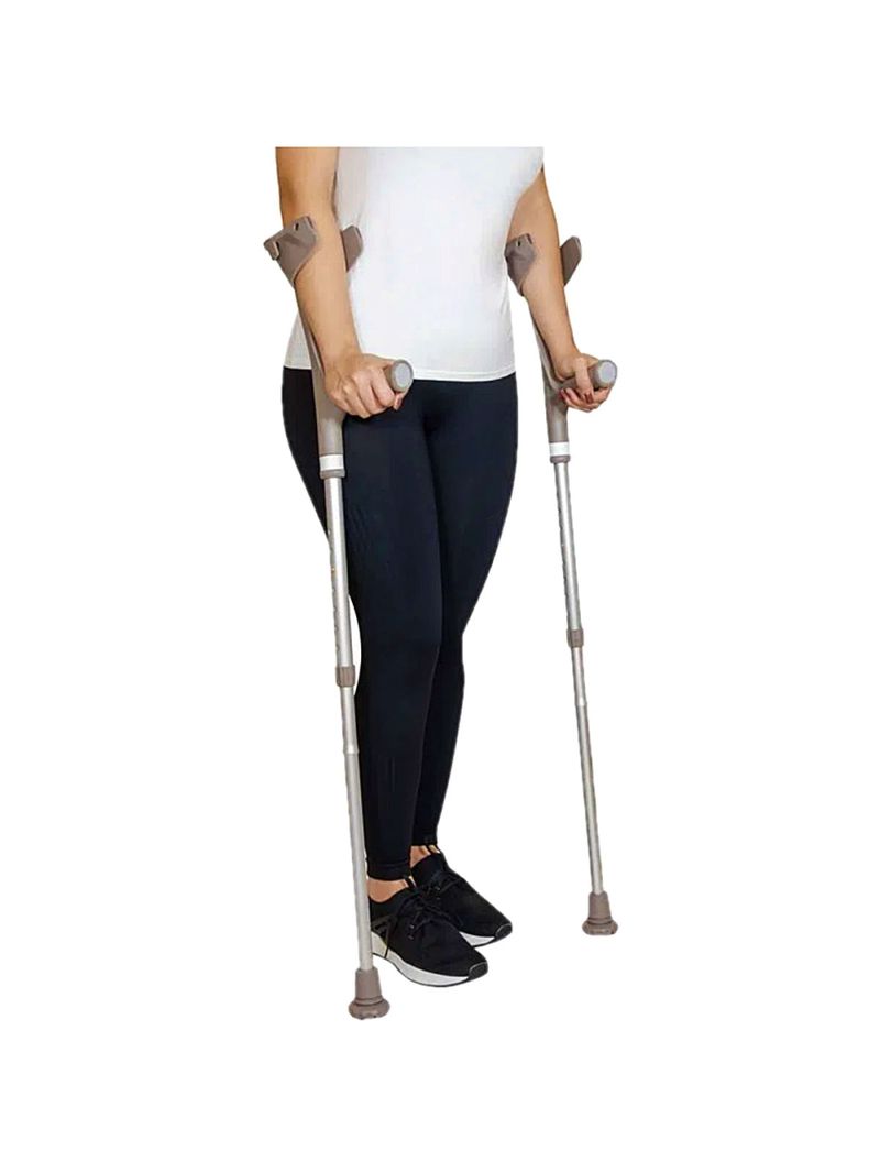 Muleta Canadense Dobrável Mercur Marrom Médio - unidade