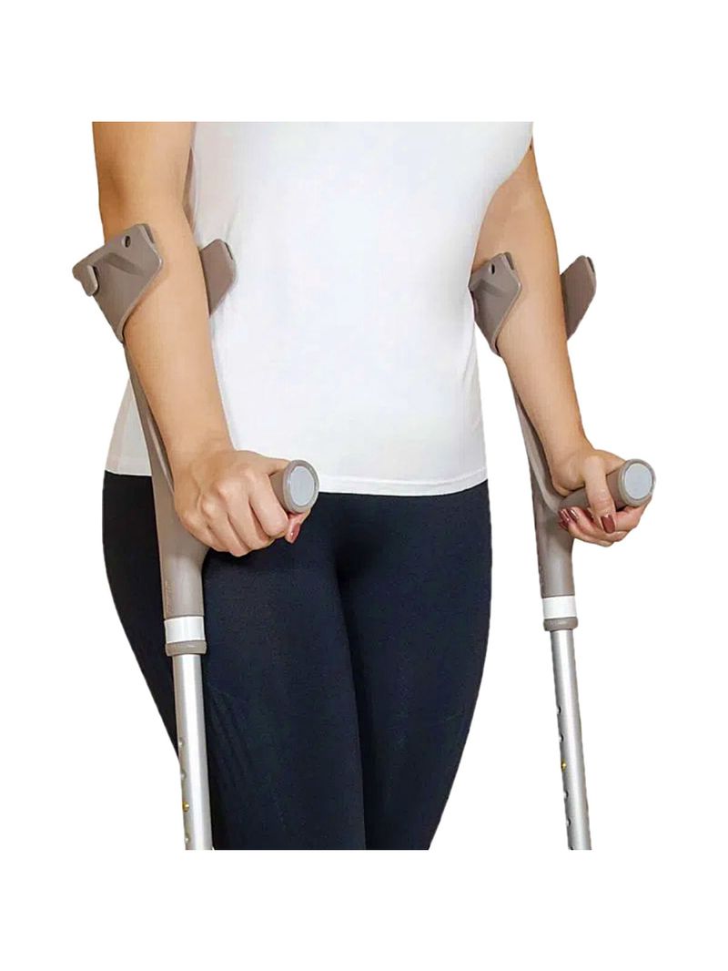 Muleta Canadense Dobrável Mercur Marrom Médio - unidade