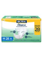 Fralda Geriátrica Clássica Bigfral - Tamanho M - 28 unidades - Novo Modelo