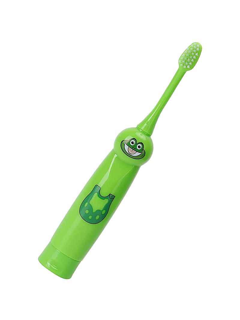 Escova Dental Elétrica Infantil Techline - Sapo Verde