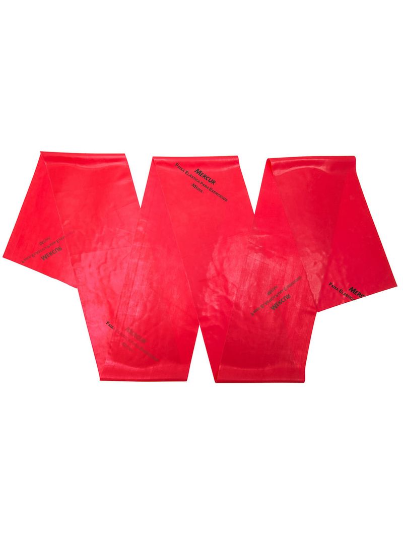 Faixa Elástica para Exercícios Mercur Vermelho Média - Metro