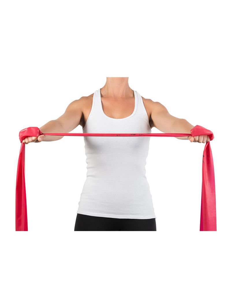 Faixa Elástica para Exercícios Mercur Vermelho Média - Metro