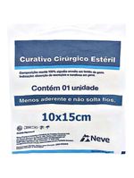 Curativo Cirúrgico Neve Estéril - 10x15cm - unidade