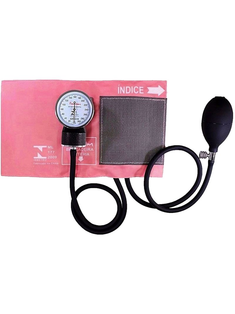 Aparelho de Pressão sem Estetoscópio Premium Adulto Rosa