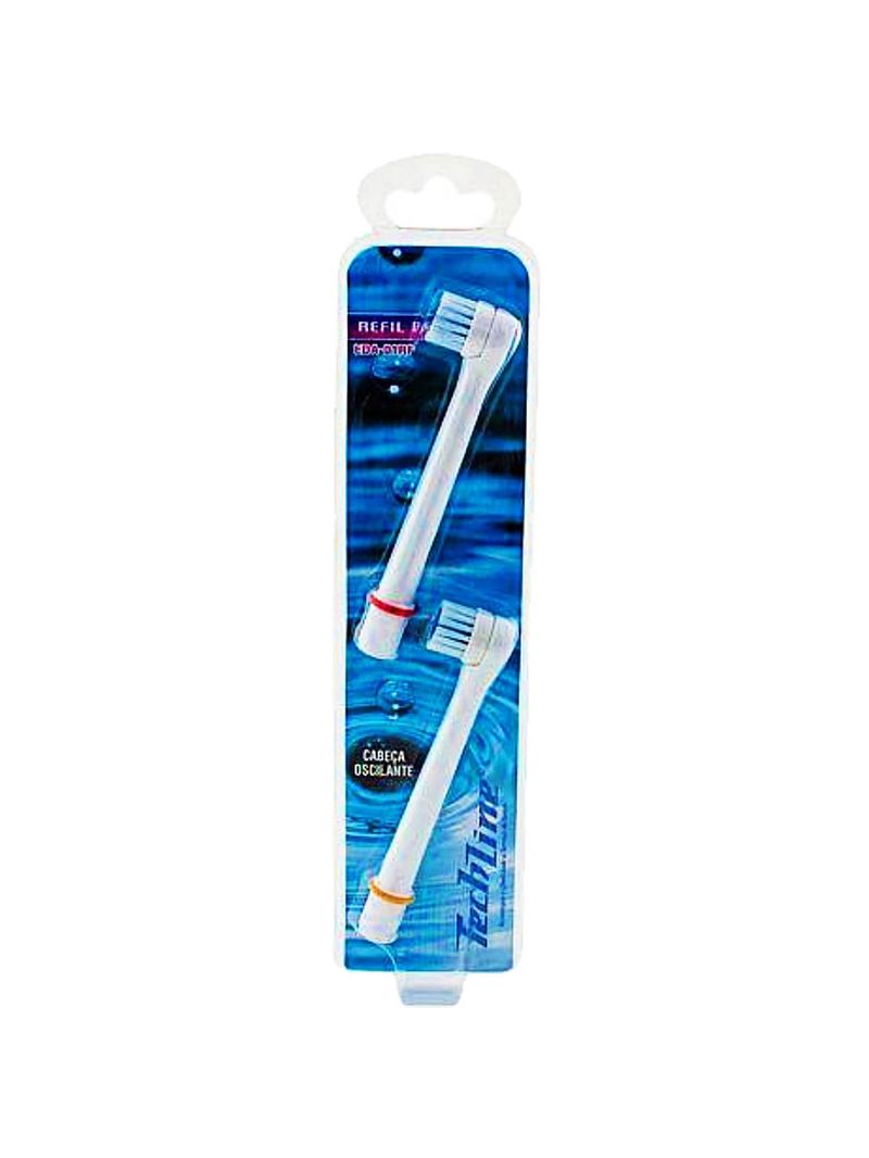 Refil para Escova Dental Techline EDA-01 - 02 unidades