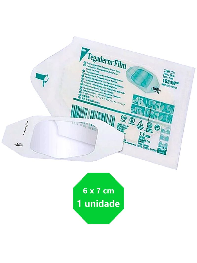 Fixador de Cateter Tegaderm 1624W 06x07cm - unidade