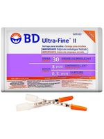 Seringa BD para Insulina 0,3mL com Agulha 8x0,3mm 30G - 10 unidades