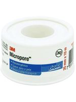 Fita Médica Microporosa Micropore 3M - Branca - 25mm x 10m