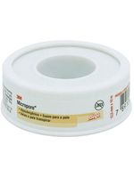Fita Médica Microporosa Micropore 3M - Bege - 125mm x 10m