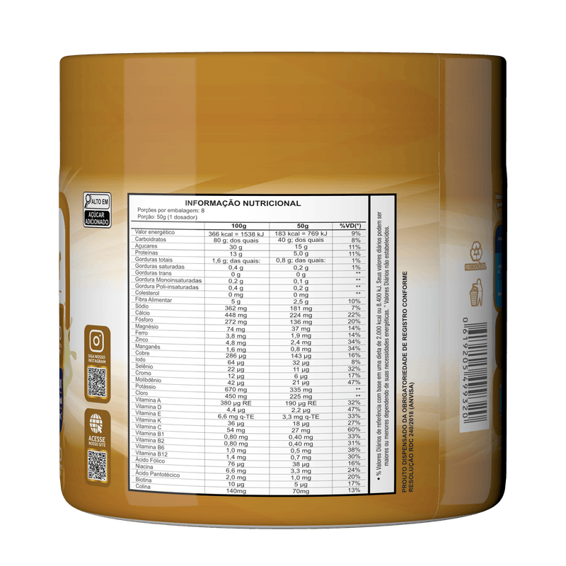 Nutra Senior Adulto 50+ Baunilha 400g NutraMilk