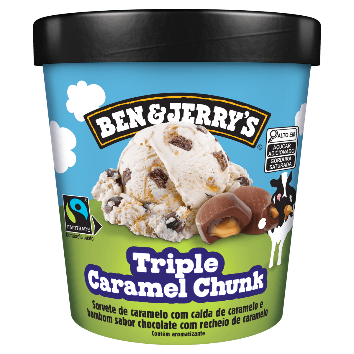 Ben Jerrys Sorv Triple Crml Ck 458Ml - FARMALIFE