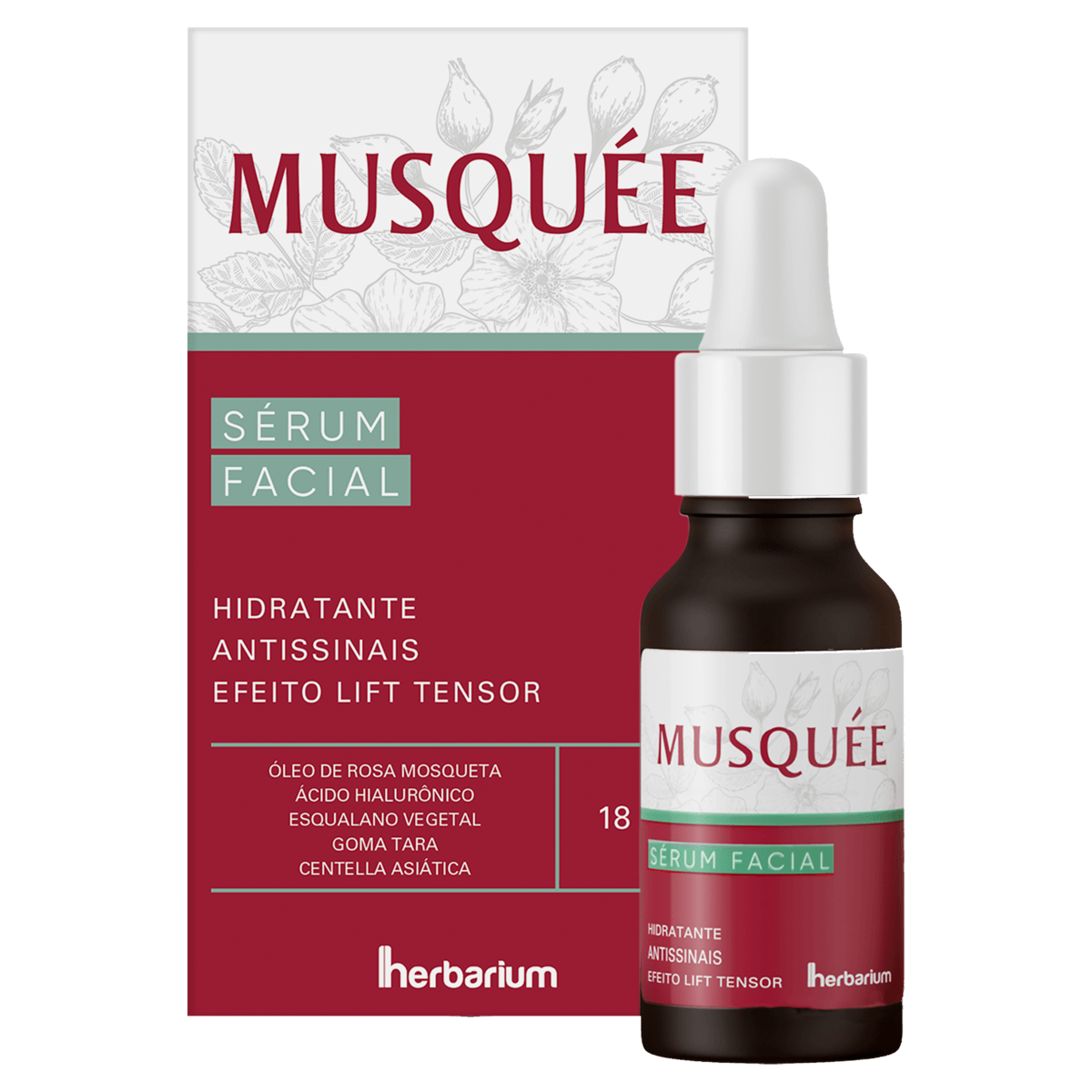 Sérum Hidratante Facial Efeito Lift Tensor Musquée - 18ml - FARMALIFE