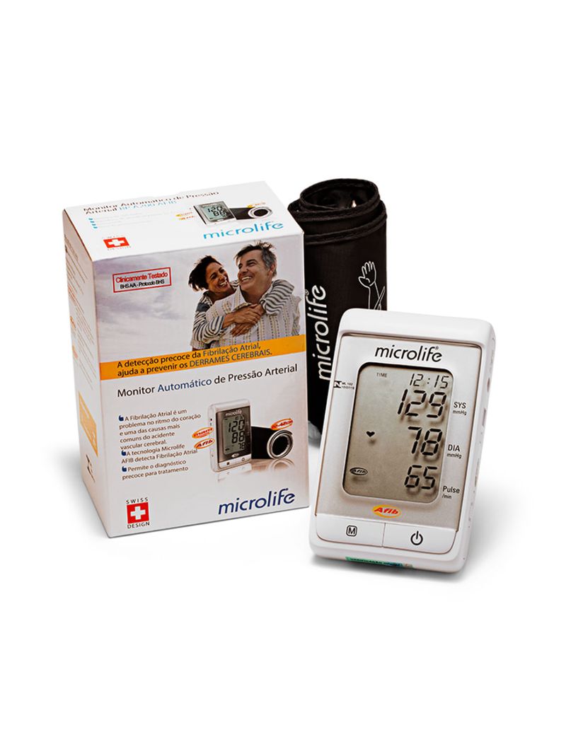 Aparelho de Pressão Fibrilação Atrial AFIB BPA200 Microlife