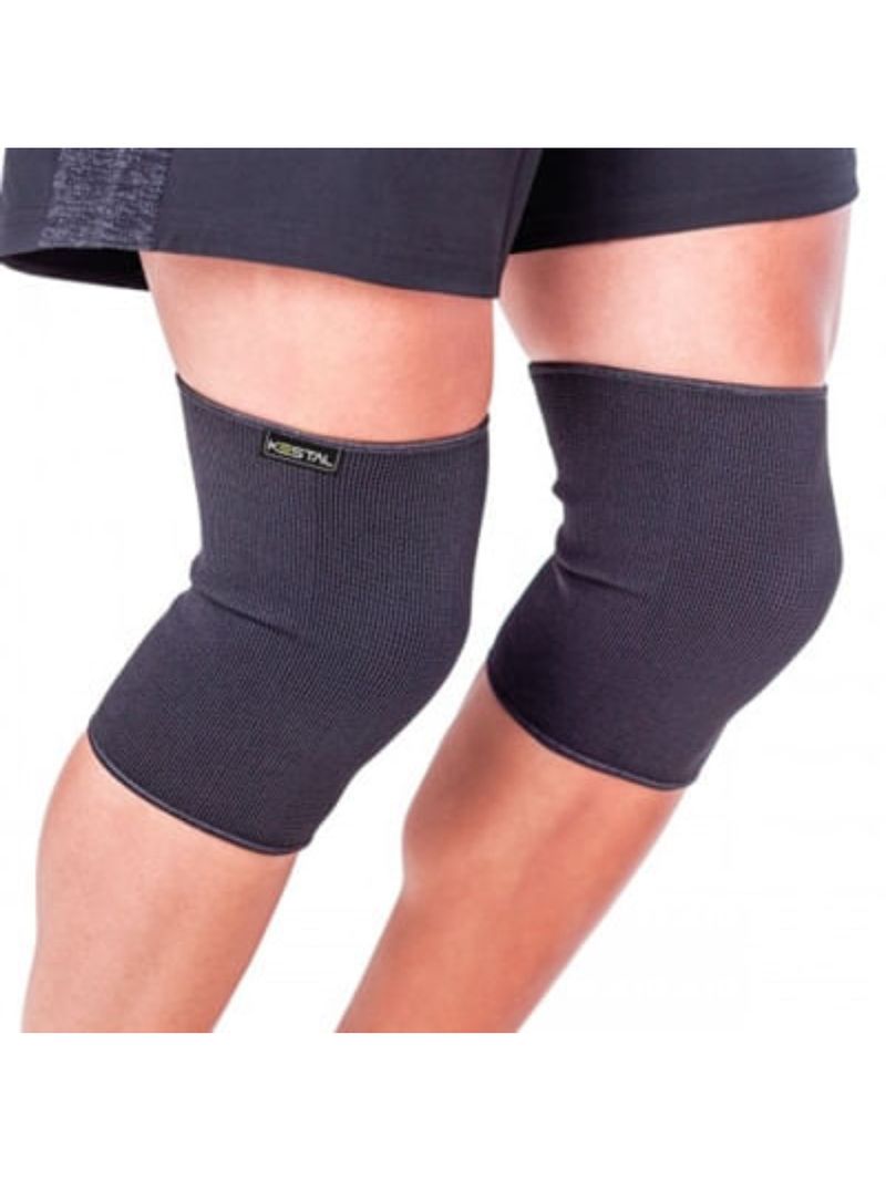 Joelheira Elástica KSN044 Preta Tam G Kestal