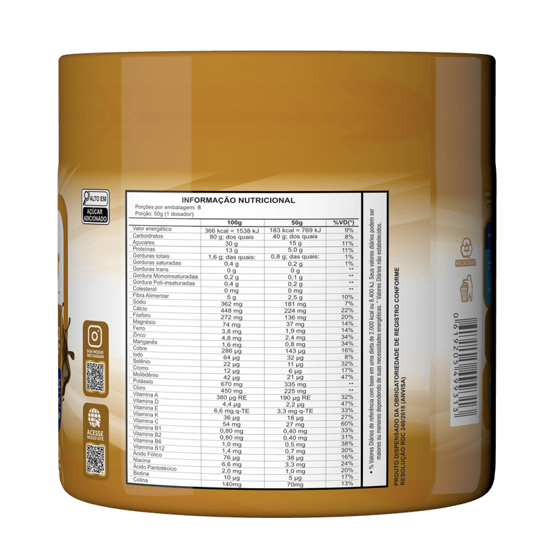 Kit: Nutra Senior Adulto 50+ Chocolate 400g NutraMilk 2 Uni