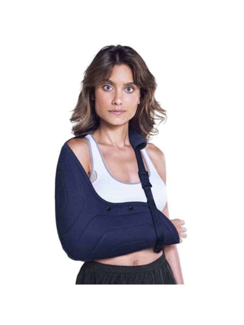 Tipoia Imobiliz Estofada Bilateral Velpeau Azul Tam G Kestal