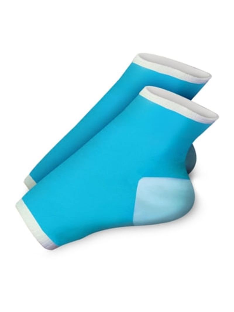 Meias Silicone Hidratação Intensiva Calcanhar Azul Uriel