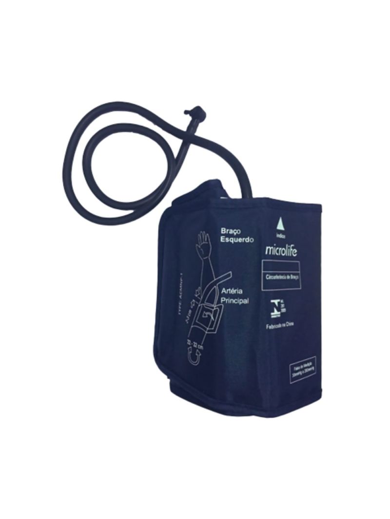 Braçadeira Aparelho de Pressão Azul Tam M 22-32cm Microlife