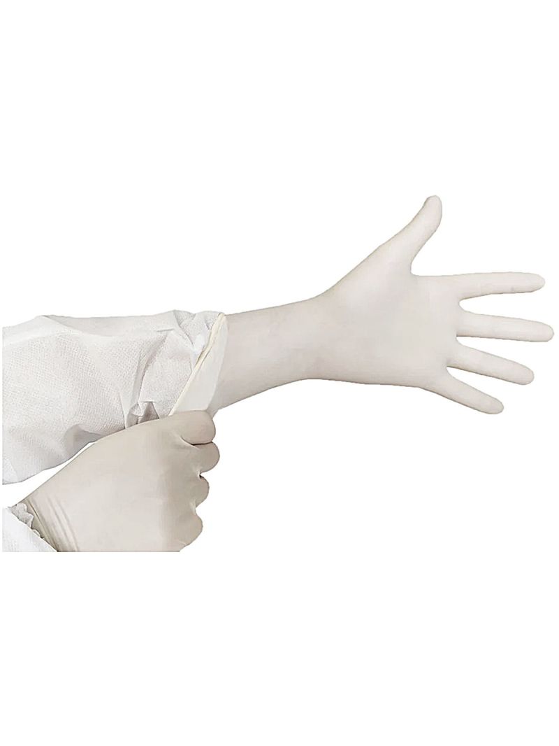 Luva Cirúrgica de Látex Supreme Medix - Sem Pó - 70 - Par