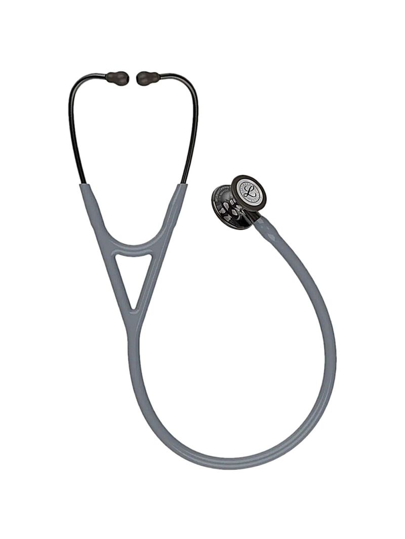 Estetoscópio Littmann Cardiology IV - Cinza com Smoke Alto Polimento e Conector Preto 6238
