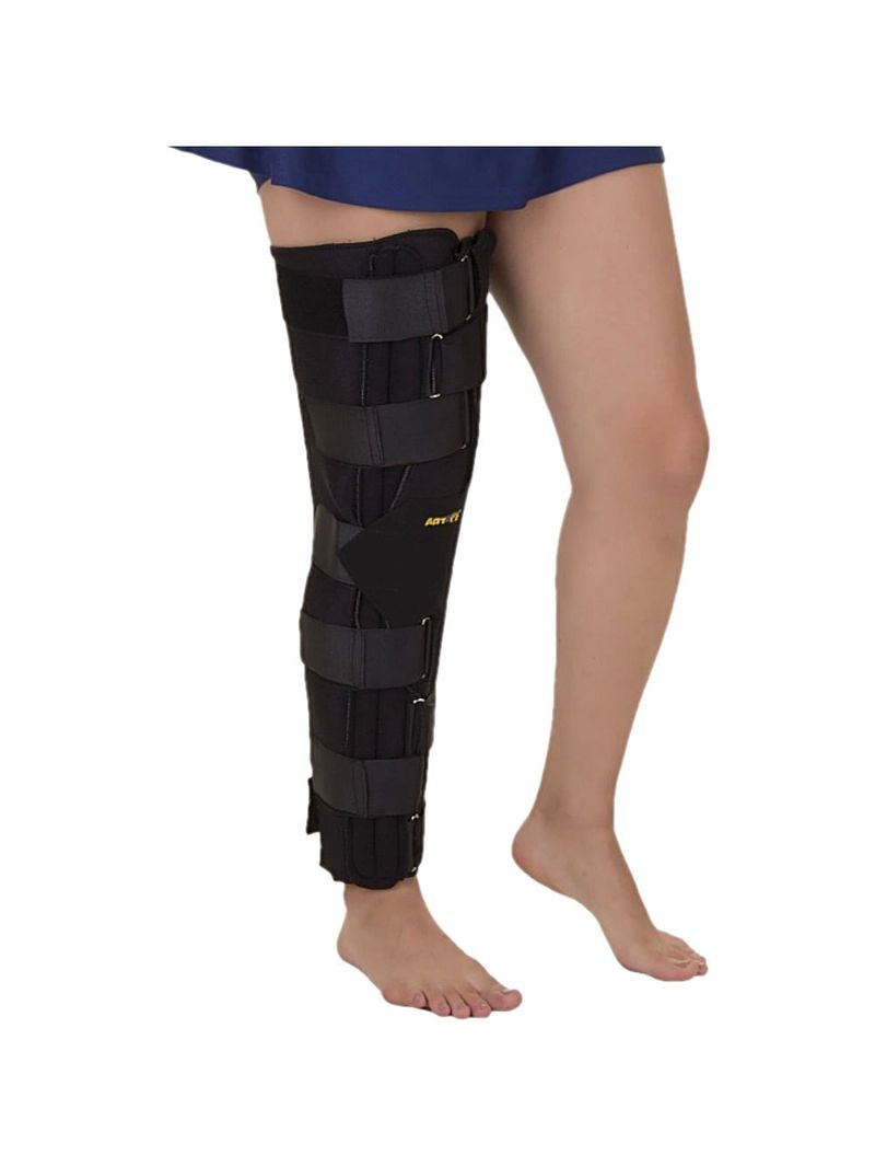 Imobilizador de Joelho ArtiPé Largo 60cm Preta - unidade