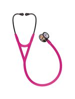 Estetoscópio Littmann Cardiology IV - Framboesa com Rainbow Alto Polimento e Conector Preto 6241