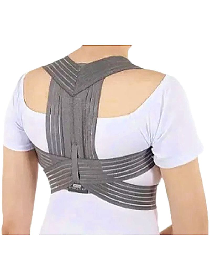 Corretor Postural Elástico Chantal Evolution - Cinza - Tamanho G